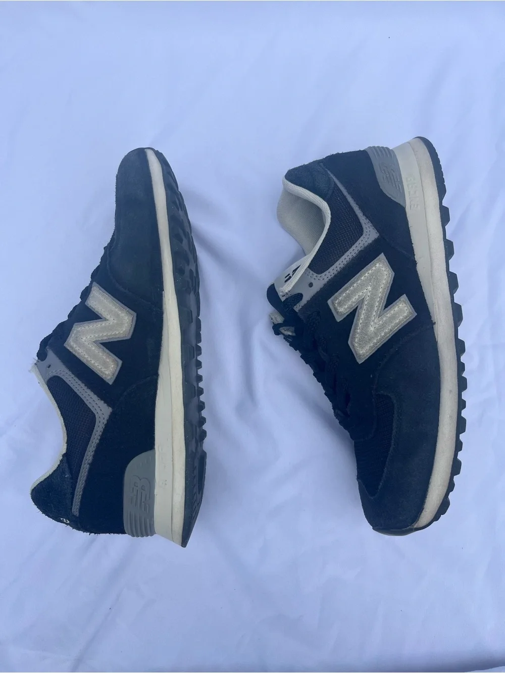 New Balance 574 Men's Black Casual Sneakers Tennis Shoes